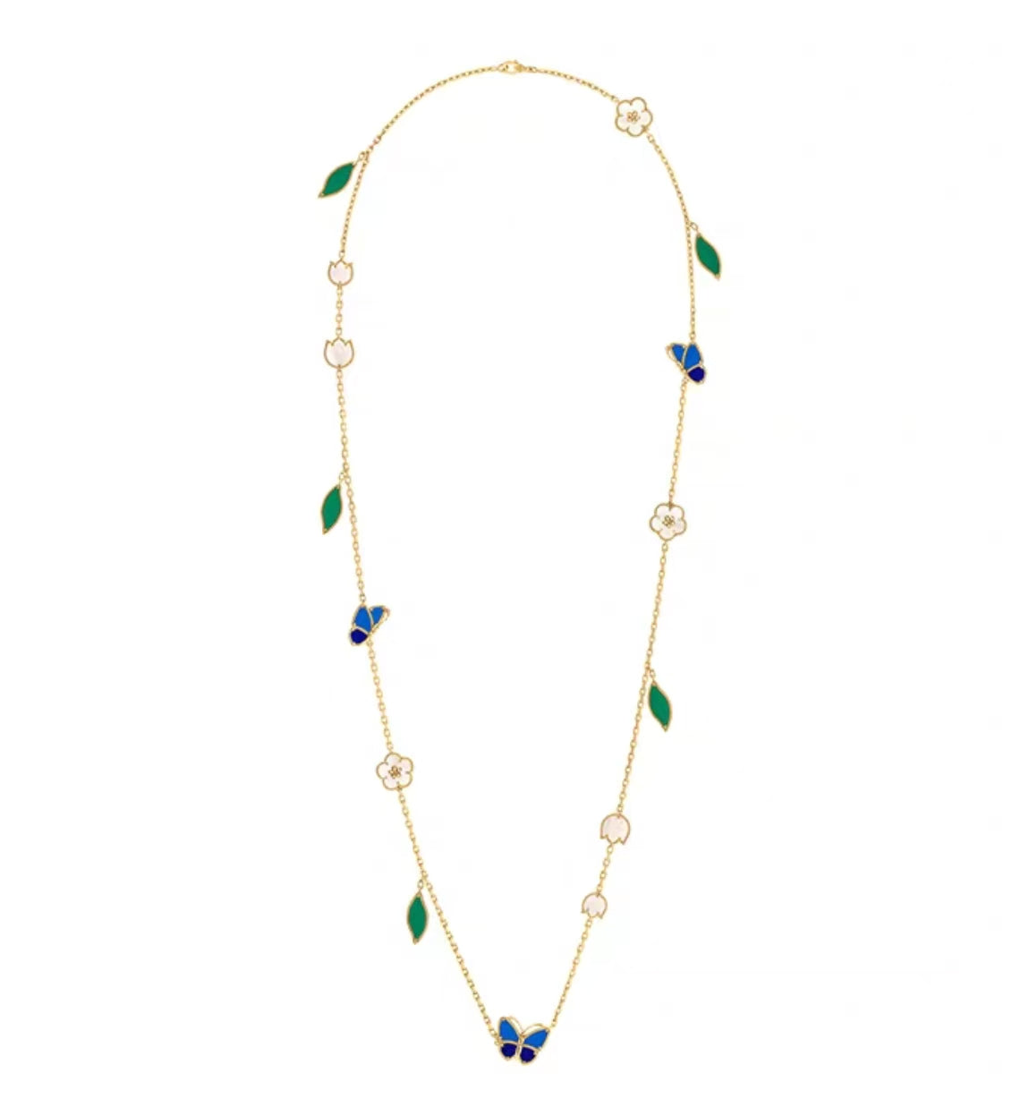 [Sophire Jewelry ]LUCKY SPRING GOLD  MOTIFS  NECKLACE