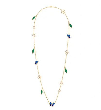 [Sophire Jewelry ]LUCKY SPRING GOLD  MOTIFS  NECKLACE