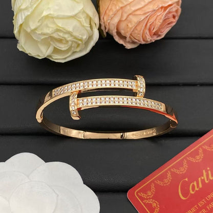 [Sophire Jewelry]NEW ROSE GOLD 6.1MM BRACELET