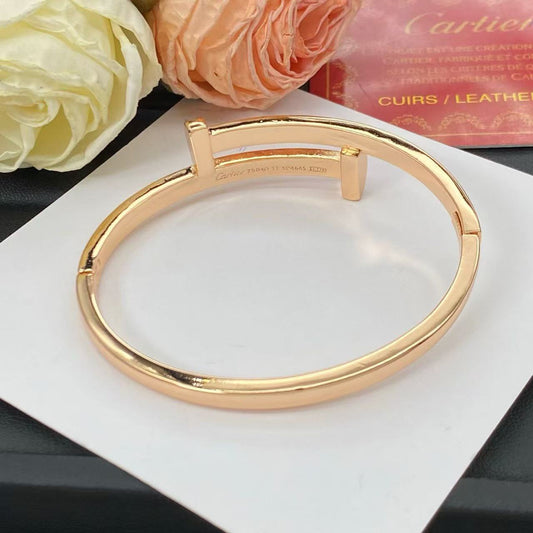 [Sophire Jewelry]NEW ROSE GOLD 6.1MM BRACELET