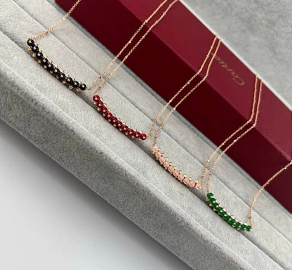 [Sophire Jewelry]CLASH COLLECTION AGATE CHALCEDONY STUD NECKLACE
