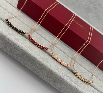 [Sophire Jewelry]CLASH COLLECTION AGATE CHALCEDONY STUD NECKLACE