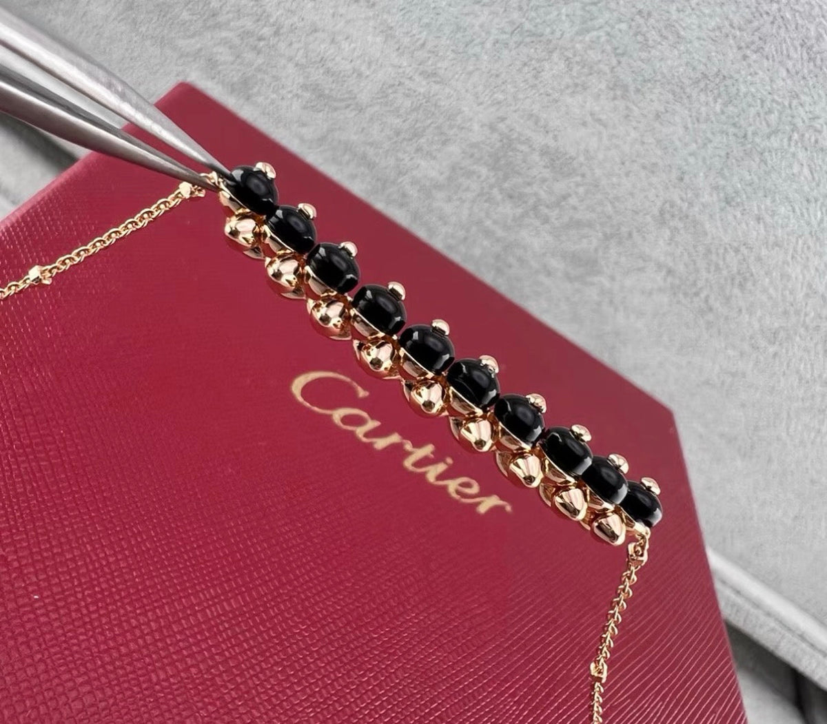 [Sophire Jewelry]CLASH COLLECTION AGATE CHALCEDONY STUD NECKLACE