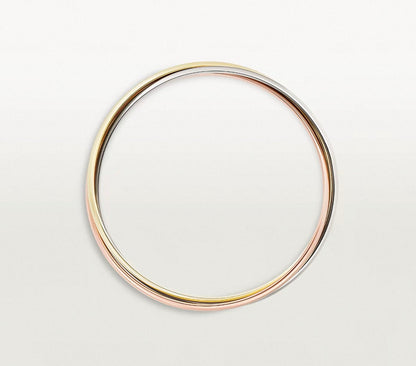 [Sophire]TRINITY COLLECTION CLASSIC THREE-COLOUR GOLD TRIPLE BAND BANGLE