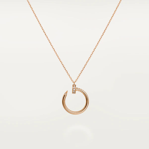 [Sophire Jewelry ]JUSTE NECKLACE PINK GOLD
