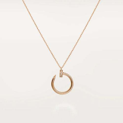 [Sophire Jewelry ]JUSTE NECKLACE PINK GOLD