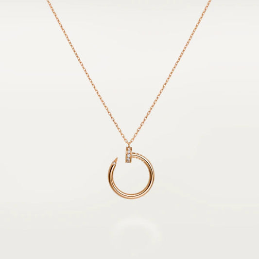 [Sophire Jewelry ]JUSTE NECKLACE PINK GOLD