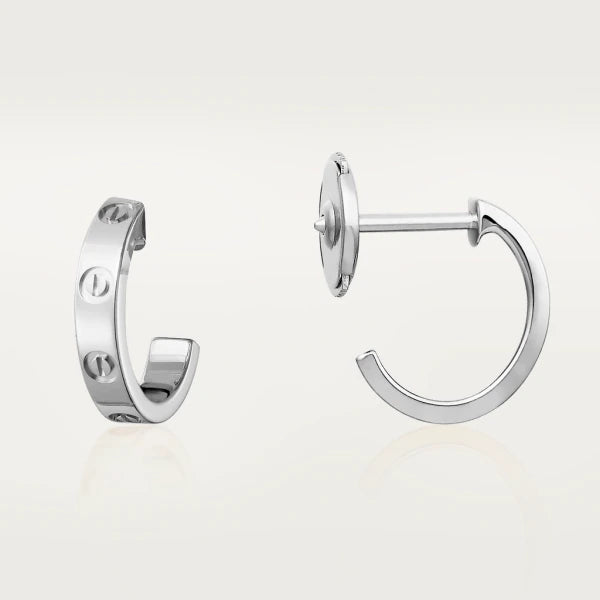 [Sophire Jewelry ]LOVE EARRINGS 2.65MM SILVER