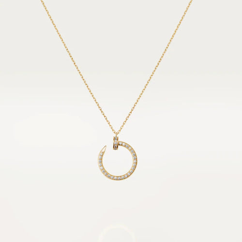 [Sophire Jewelry ]JUSTE NECKLACE GOLD DIAMONDS