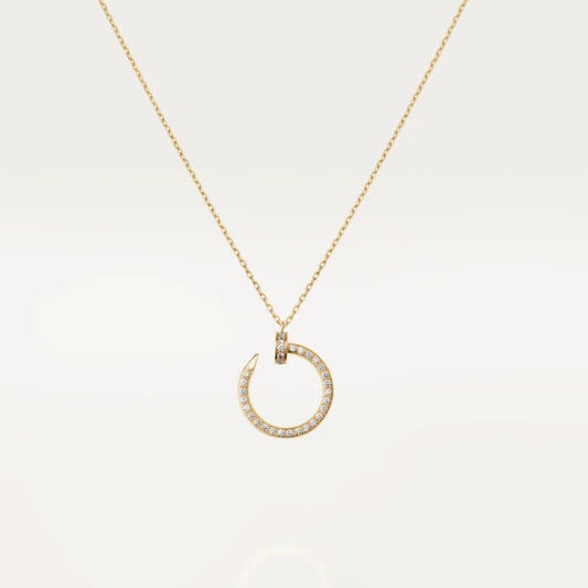 [Sophire Jewelry ]JUSTE NECKLACE GOLD DIAMONDS