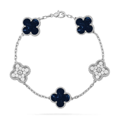 [Sophire Jewelry ]CLOVER 5 MOTIF PIETERSITE BRACELET COLLECTION