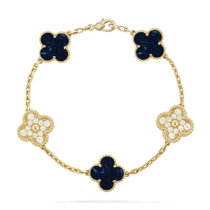 [Sophire Jewelry ]CLOVER 5 MOTIF PIETERSITE BRACELET COLLECTION
