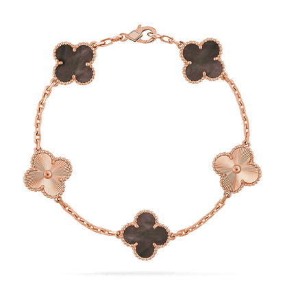 [Sophire Jewelry ] CLOVER 5 MOTIF GRAY MOP BRACELET COLLECTION
