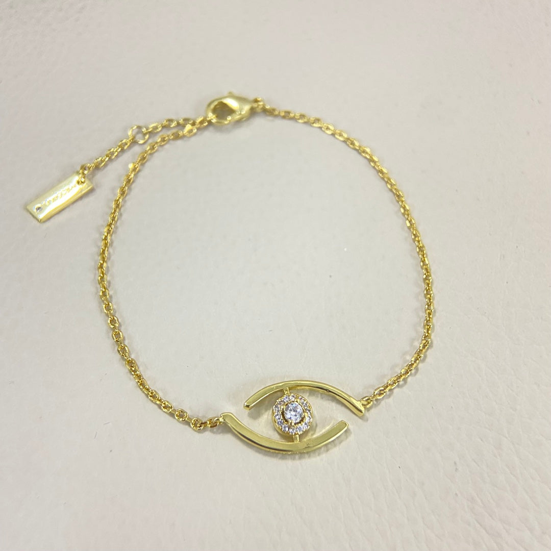 [Sophire Jewelry]Lucky Eye Pave-Set Diamond Bracelet