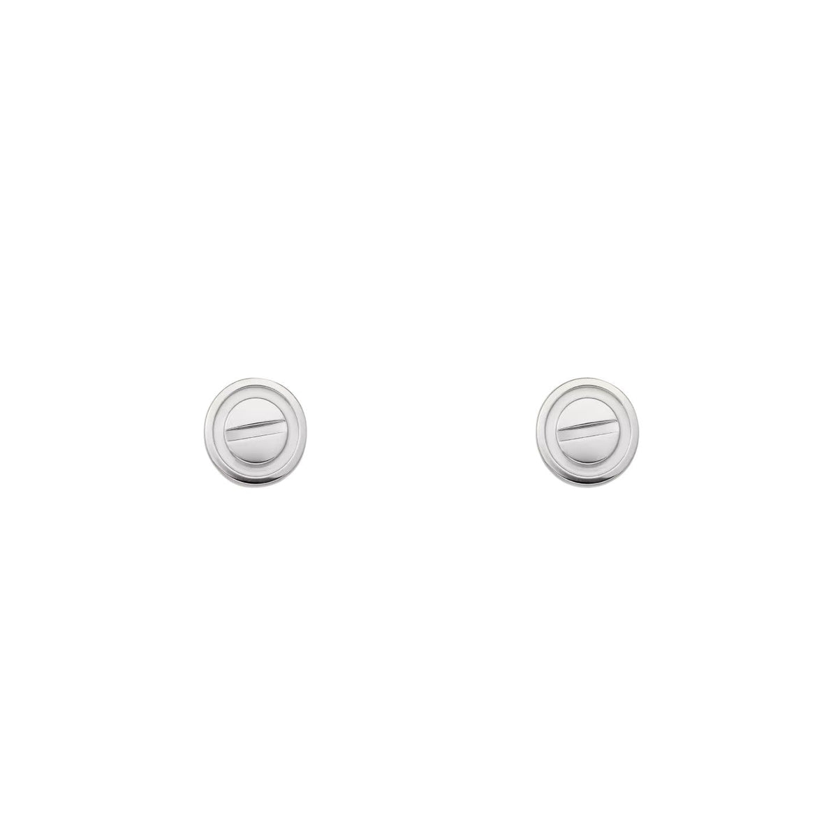 [Sophire Jewelry]LOVE 7.2MM HOOP EARRINGS