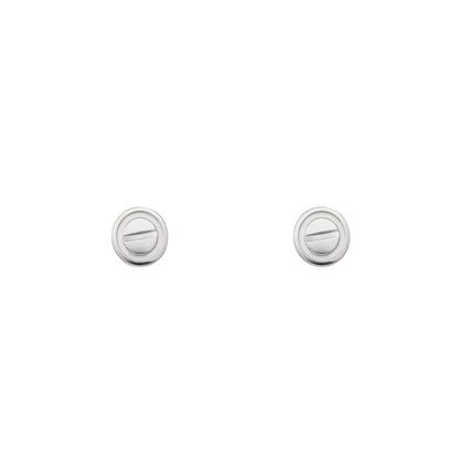 [Sophire Jewelry]LOVE 7.2MM HOOP EARRINGS