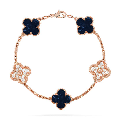 [Sophire Jewelry ]CLOVER 5 MOTIF PIETERSITE BRACELET COLLECTION