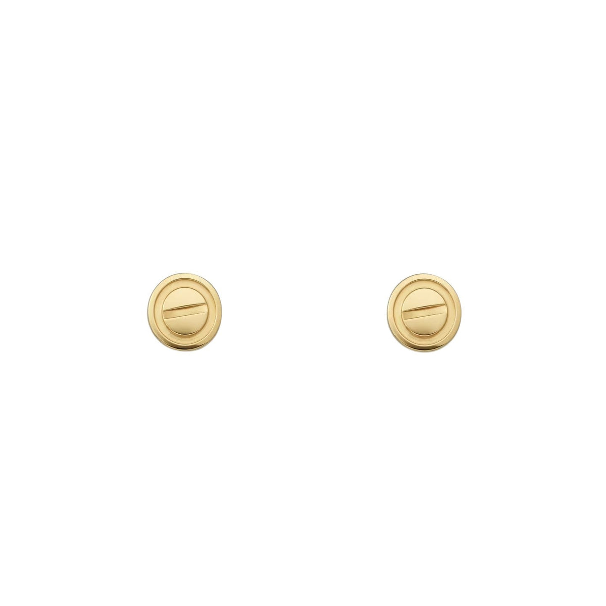 [Sophire Jewelry]LOVE 7.2MM HOOP EARRINGS
