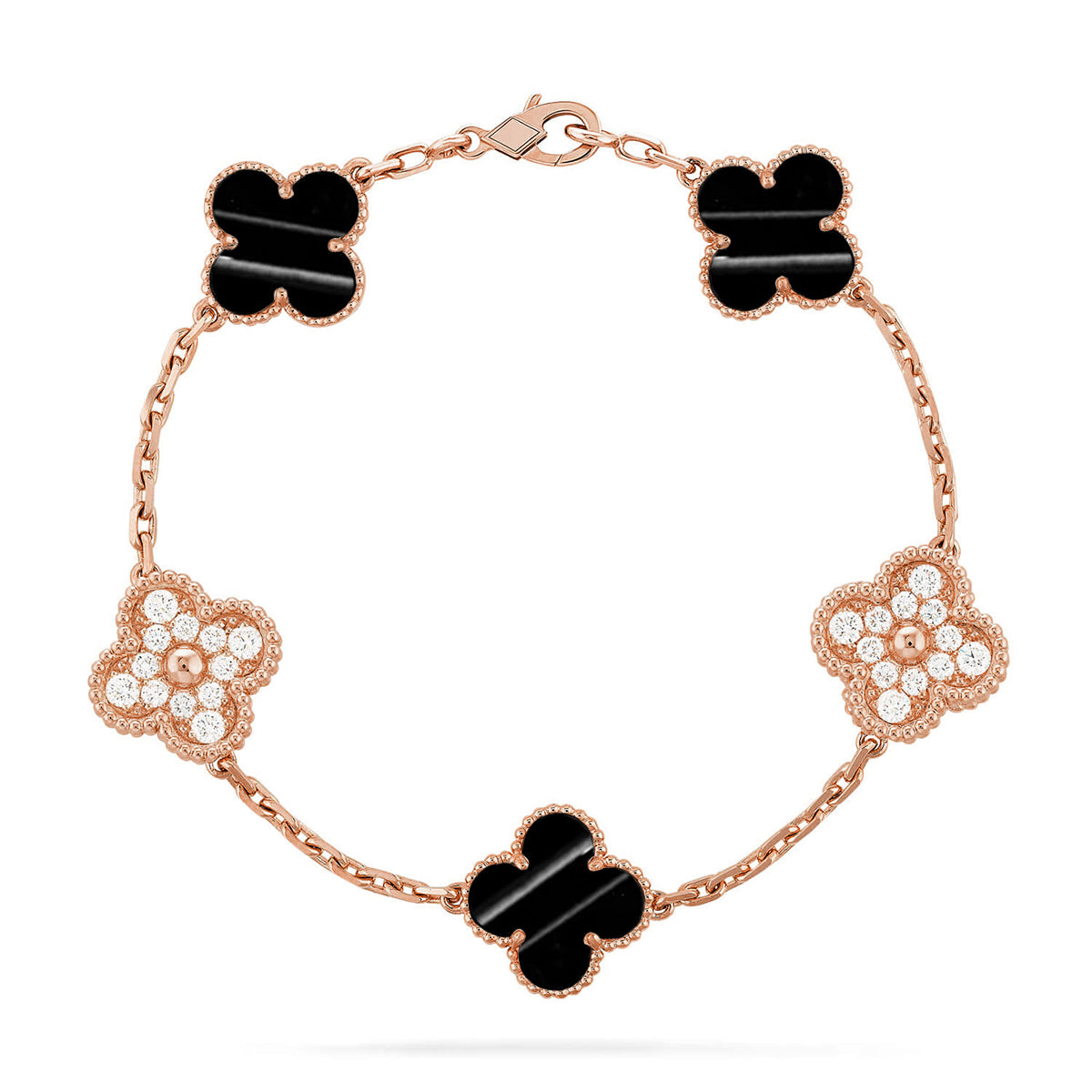 [Sophire Jewelry ] CLOVER 5 MOTIF PULSAR STONE BRACELET COLLECTION