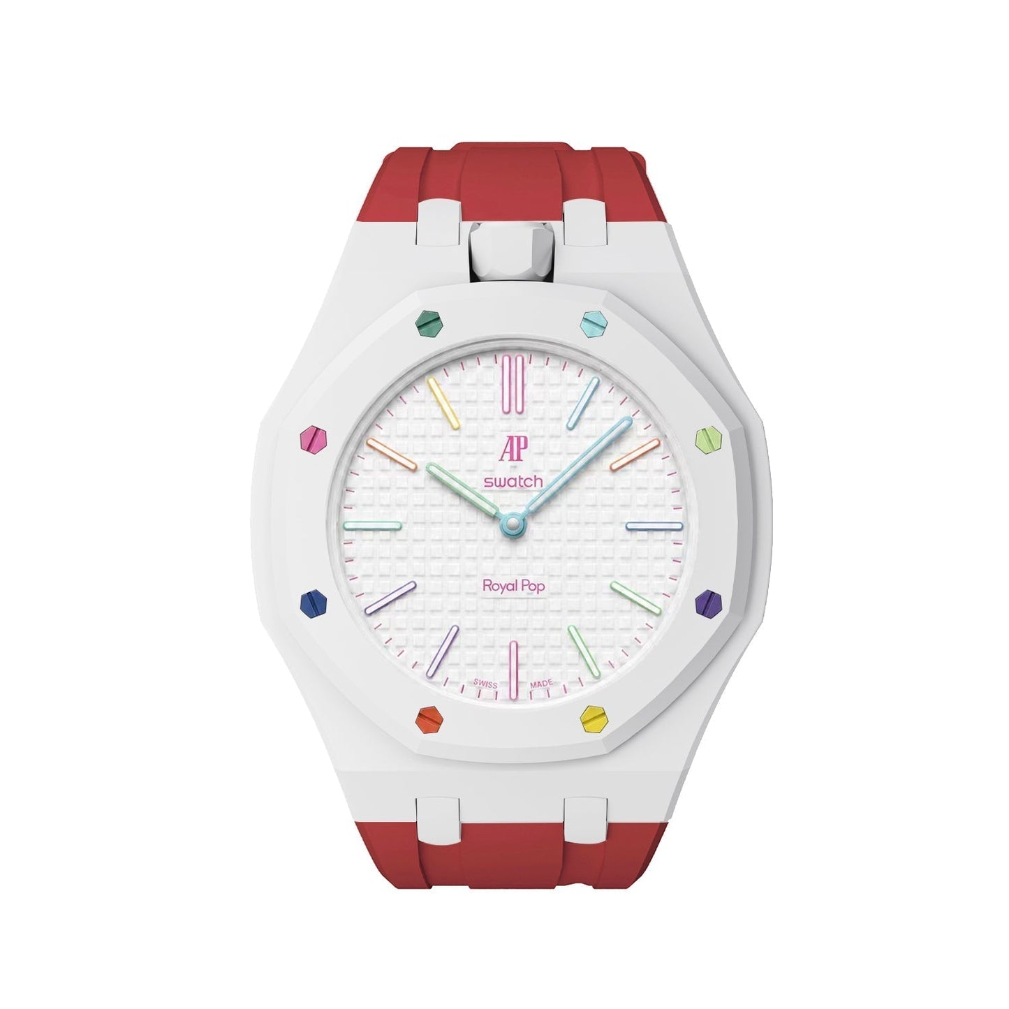 [Sophire]Royal Oak Pop Exclusive Bioceramic Case & Silicone Strap Mix Color