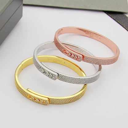[Sophire Jewelry]Move Noa Full Pavé Diamond Bangle Bracelet