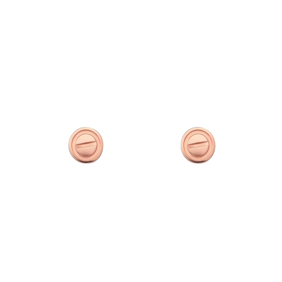 [Sophire Jewelry]LOVE 7.2MM HOOP EARRINGS
