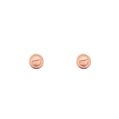 [Sophire Jewelry]LOVE 7.2MM HOOP EARRINGS