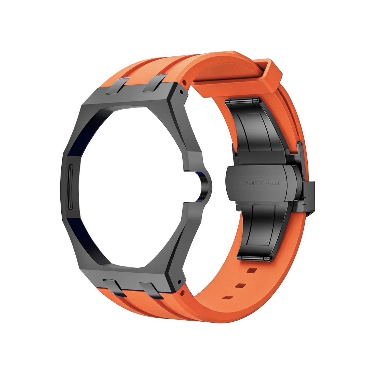 [Sophire]OAK POP BLACK STEEL CASE & SILICONE STRAP