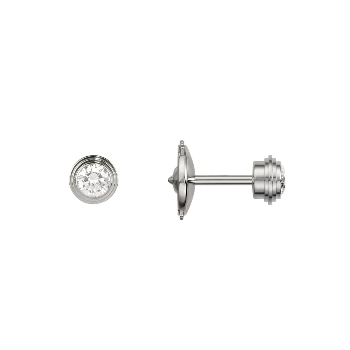 [Sophire Jewelry]D'AMOUR 5MM DIAMOND STUD EARRINGS