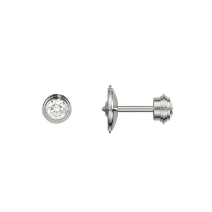 [Sophire Jewelry]D'AMOUR 5MM DIAMOND STUD EARRINGS
