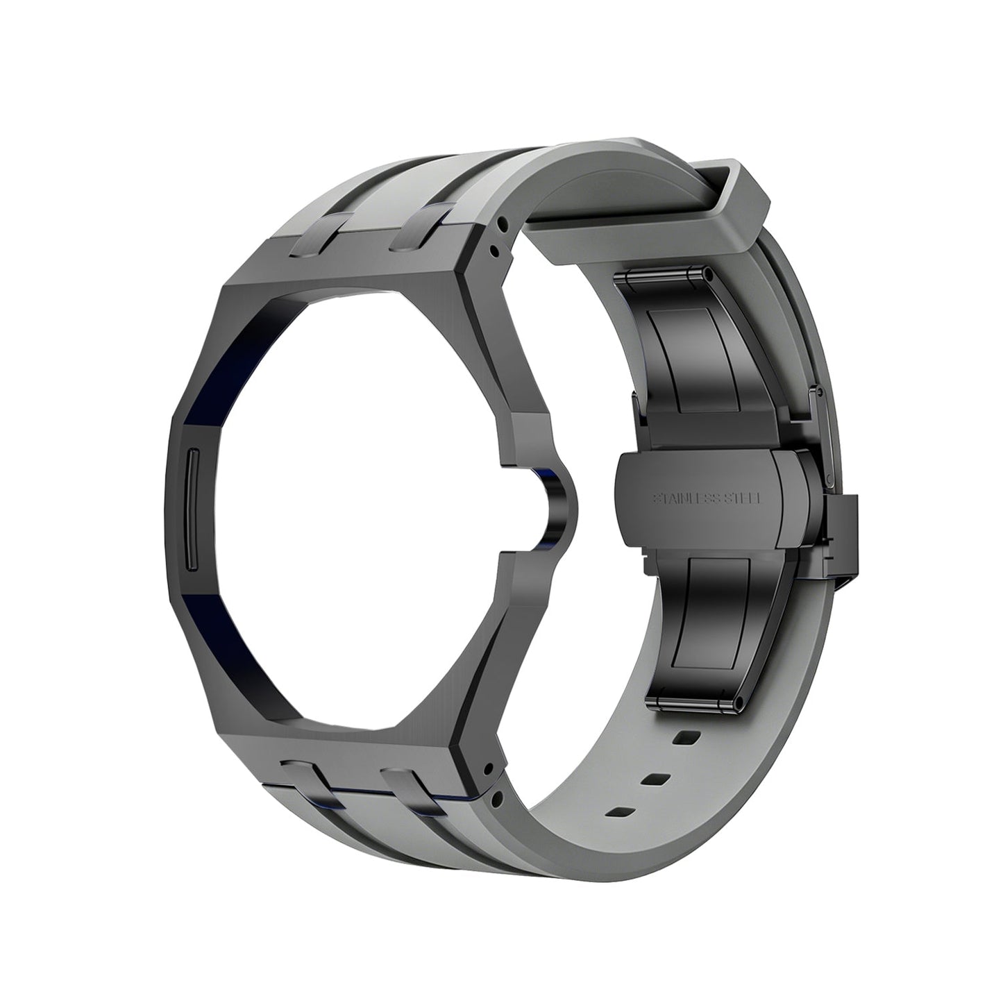 [Sophire]OAK POP BLACK STEEL CASE & SILICONE STRAP