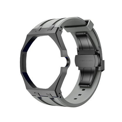 [Sophire]OAK POP BLACK STEEL CASE & SILICONE STRAP