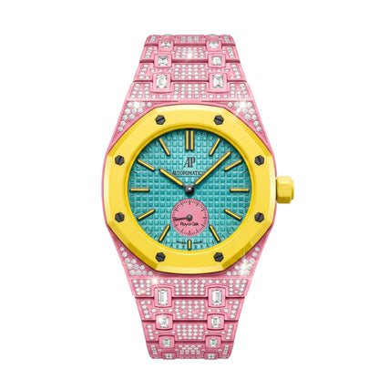 [Sophire]Royal Oak Pop Exclusive Bioceramic Case & Bioceramic Strap Full Diamond