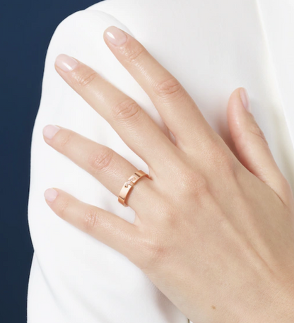 [Sophire Jewelry ]ALLIANCE LIENS VIDENCE DIAMOND 4MM RING