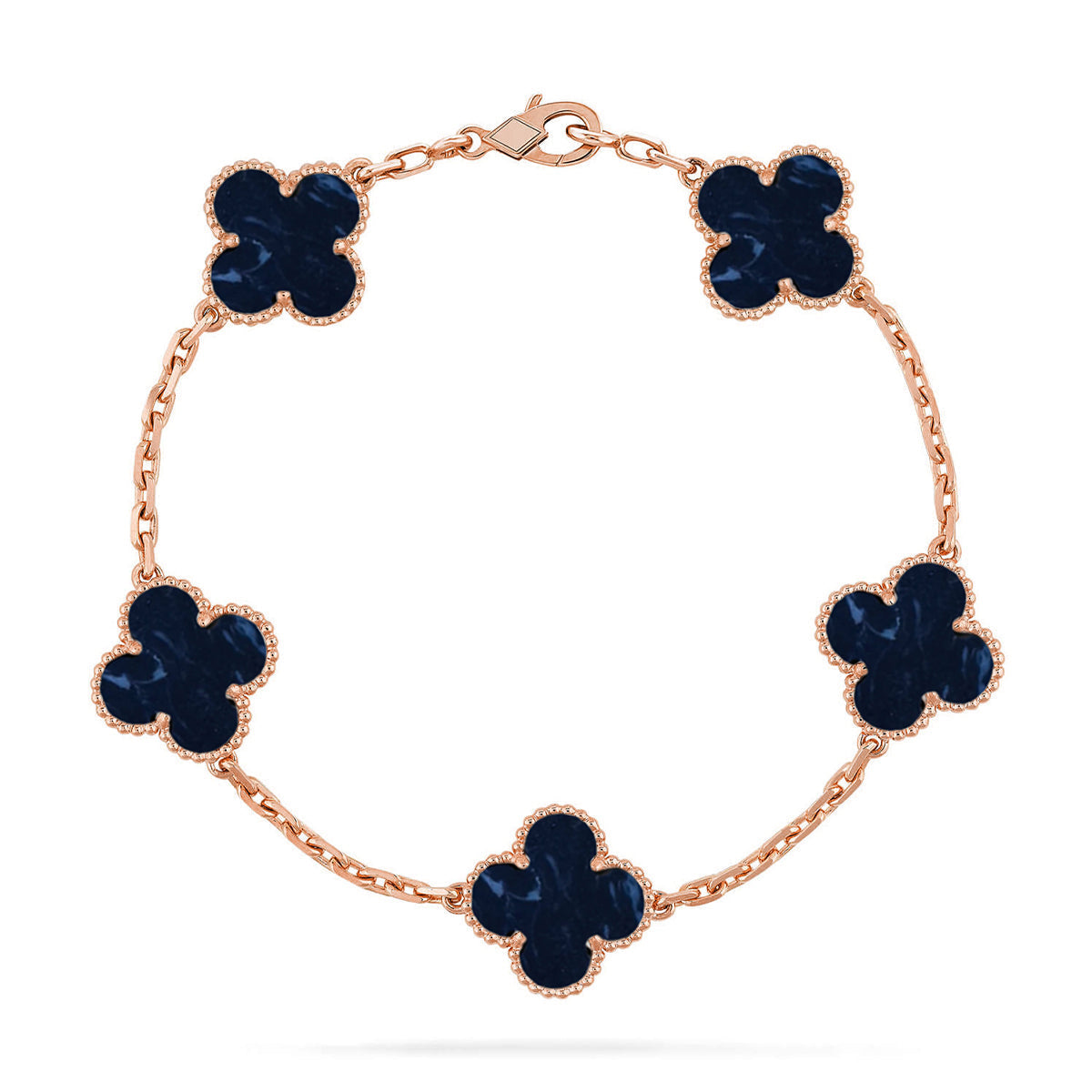 [Sophire Jewelry ]CLOVER 5 MOTIF PIETERSITE BRACELET COLLECTION