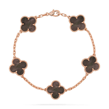[Sophire Jewelry ] CLOVER 5 MOTIF GRAY MOP BRACELET COLLECTION