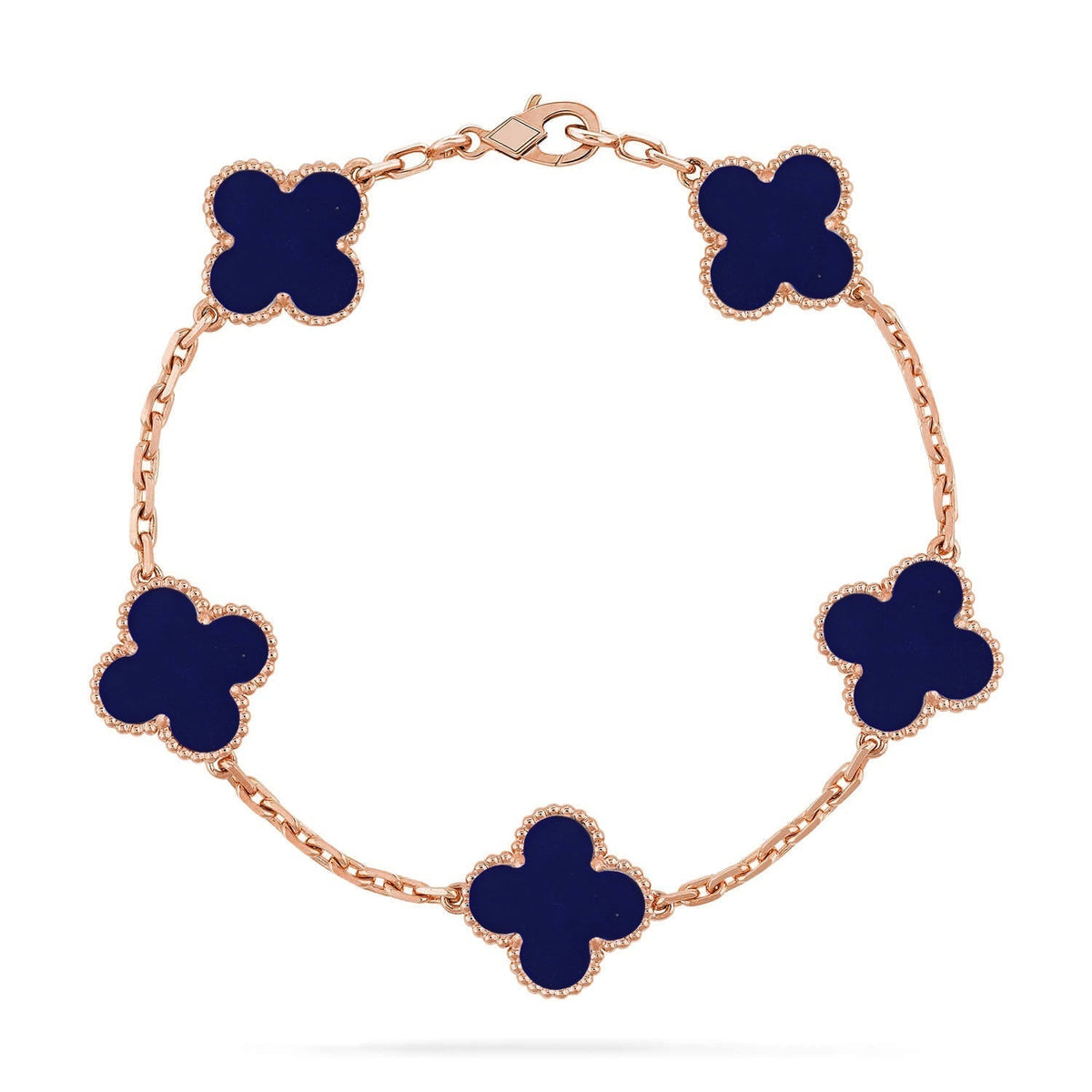 [Sophire Jewelry ]CLOVER 5 MOTIF LAPIS LAZULI BRACELET COLLECTION
