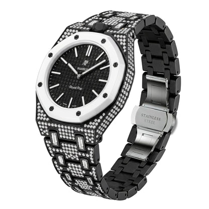 [Sophire]Royal Oak Pop Exclusive Bioceramic Case & Bioceramic Strap Full Diamond