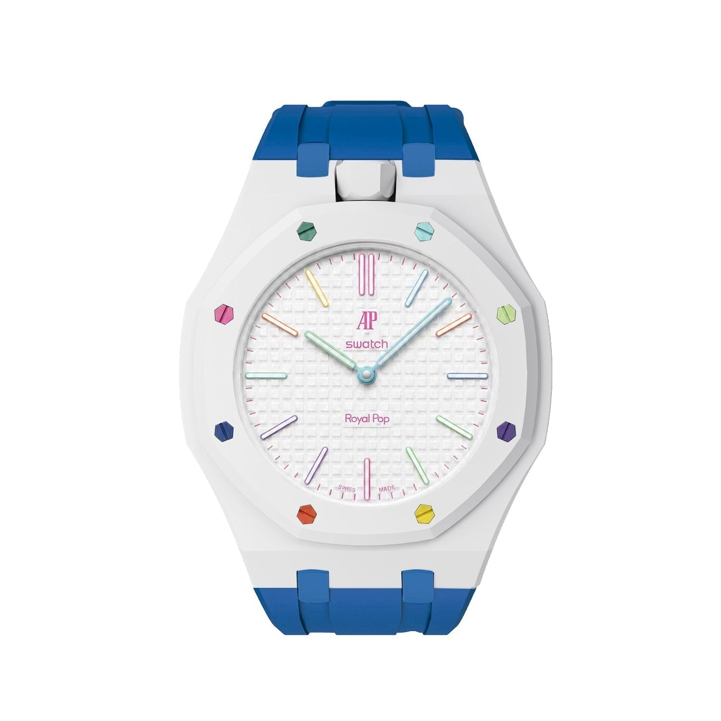 [Sophire]Royal Oak Pop Exclusive Bioceramic Case & Silicone Strap Mix Color