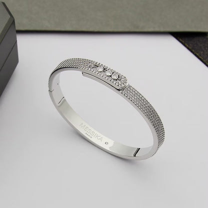 [Sophire Jewelry]Move Noa Full Pavé Diamond Bangle Bracelet