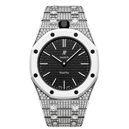 [Sophire]Royal Oak Pop Exclusive Bioceramic Case & Bioceramic Strap Full Diamond