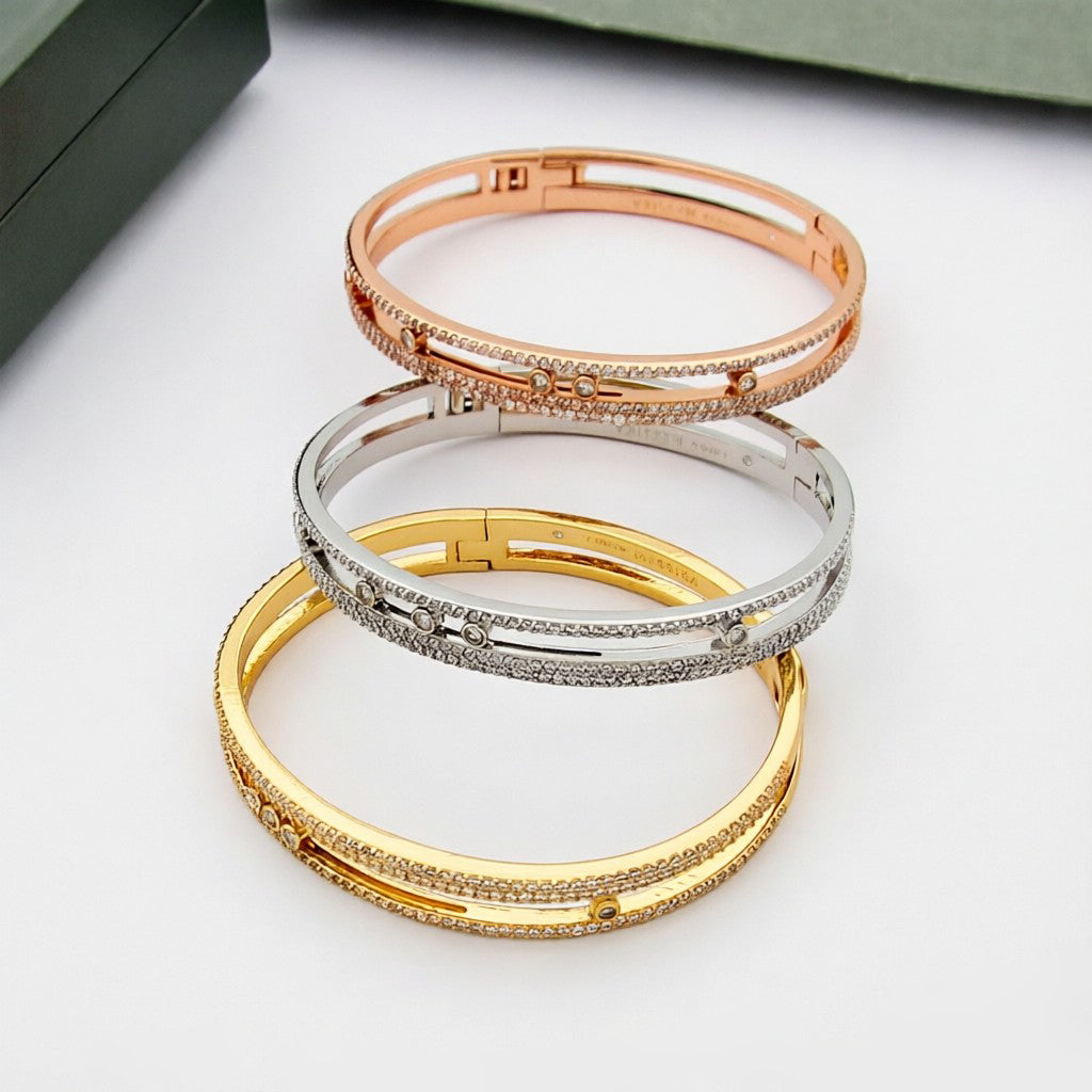 [Sophire Jewelry]Move Romane pavé bangle