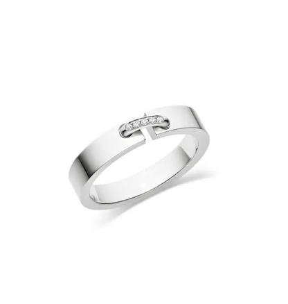 [Sophire Jewelry ]ALLIANCE LIENS VIDENCE DIAMOND 4MM RING