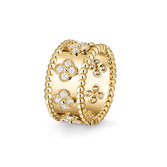 [Sophire]KALEIDOSCOPE RADIANCE WIDE BAND RING