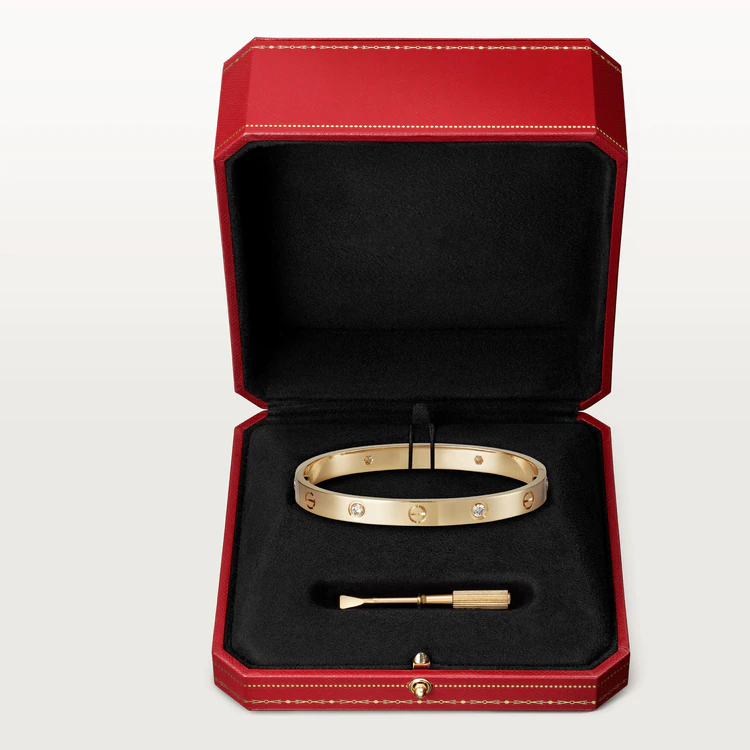 [Sophire Jewelry ]LOVE BRACELET 6.1MM 4 DIAMONDS