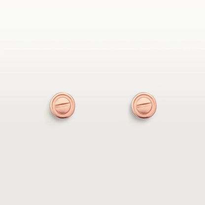[Sophire Jewelry ]LOVE EARRINGS PINK GOLD 10MM