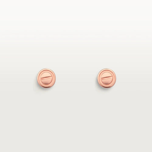 [Sophire Jewelry ]LOVE EARRINGS PINK GOLD 10MM