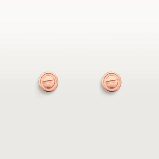 [Sophire Jewelry ]LOVE EARRINGS PINK GOLD 10MM