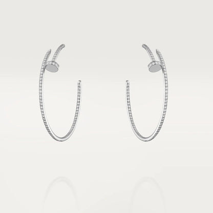 [Sophire Jewelry ]JUSTE EARRINGS FULL DIAMONDS 1.8MM