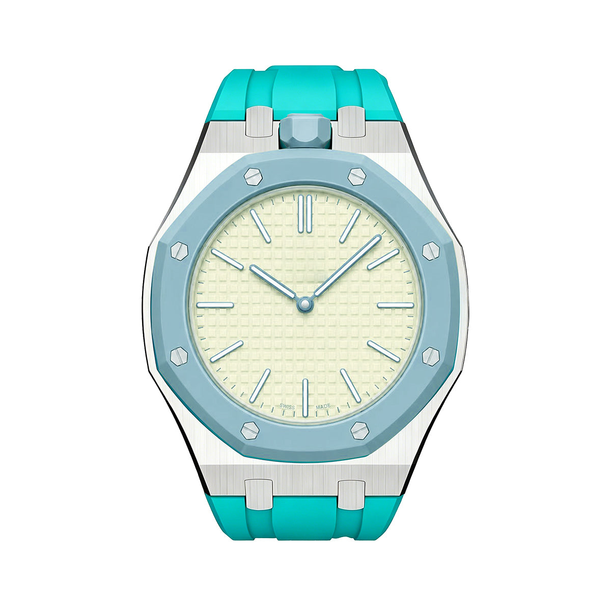 [Sophire]ROYAL OAK POP EXCLUSIVE STEEL CASE & SILICONE STRAP